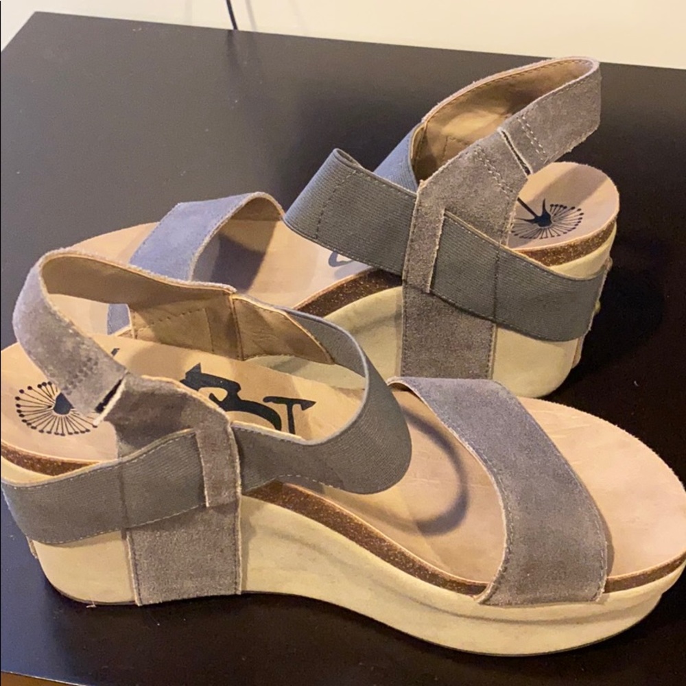 OTBT Grey Wedges